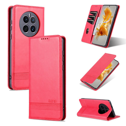 AZNS Magnetic Calf Texture Flip Leather Phone Case, For Honor Play 40 Plus, For Huawei Mate 50 / Mate 50E, For Huawei Mate 50 Pro, For Samsung Galaxy A14 5G