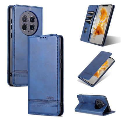 AZNS Magnetic Calf Texture Flip Leather Phone Case, For Honor Play 40 Plus, For Huawei Mate 50 / Mate 50E, For Huawei Mate 50 Pro, For Samsung Galaxy A14 5G