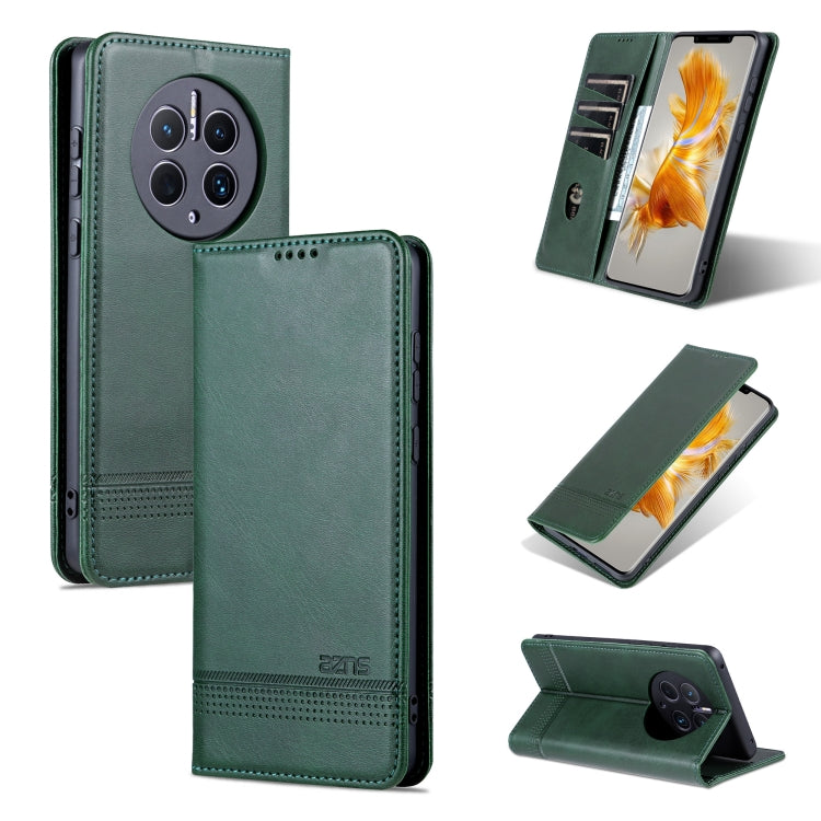 AZNS Magnetic Calf Texture Flip Leather Phone Case, For Honor Play 40 Plus, For Huawei Mate 50 / Mate 50E, For Huawei Mate 50 Pro, For Samsung Galaxy A14 5G