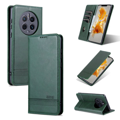 AZNS Magnetic Calf Texture Flip Leather Phone Case, For Honor Play 40 Plus, For Huawei Mate 50 / Mate 50E, For Huawei Mate 50 Pro, For Samsung Galaxy A14 5G