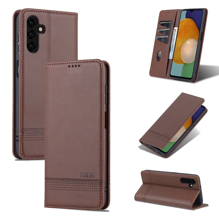 AZNS Magnetic Calf Texture Flip Leather Phone Case, For Honor Play 40 Plus, For Huawei Mate 50 / Mate 50E, For Huawei Mate 50 Pro, For Samsung Galaxy A14 5G