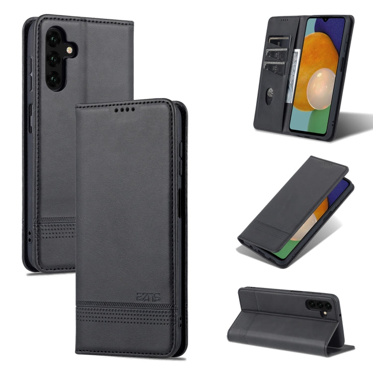 AZNS Magnetic Calf Texture Flip Leather Phone Case, For Honor Play 40 Plus, For Huawei Mate 50 / Mate 50E, For Huawei Mate 50 Pro, For Samsung Galaxy A14 5G