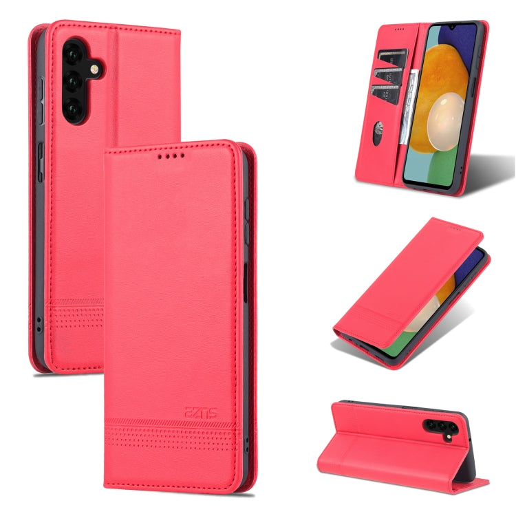 AZNS Magnetic Calf Texture Flip Leather Phone Case, For Honor Play 40 Plus, For Huawei Mate 50 / Mate 50E, For Huawei Mate 50 Pro, For Samsung Galaxy A14 5G