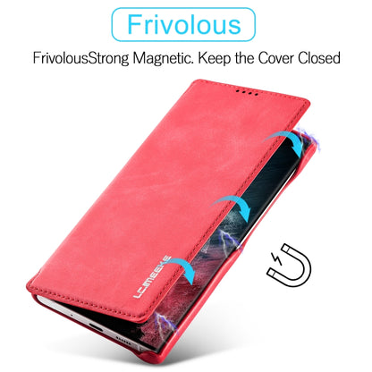 LC.IMEEKE Hon Ancient Series Horizontal Flip Leather Phone Case, For Samsung Galaxy S23 Ultra 5G