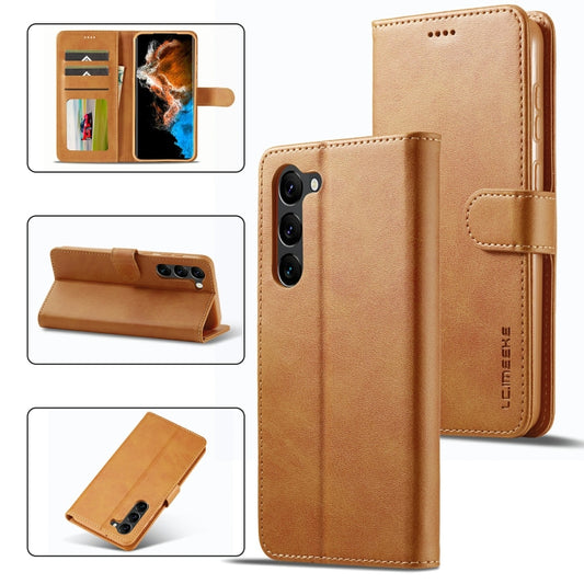 LC.IMEEKE Calf Texture Horizontal Flip Leather Phone Case, For Samsung Galaxy S23 5G, For Samsung Galaxy S23+ 5G, For Samsung Galaxy S23 Ultra 5G