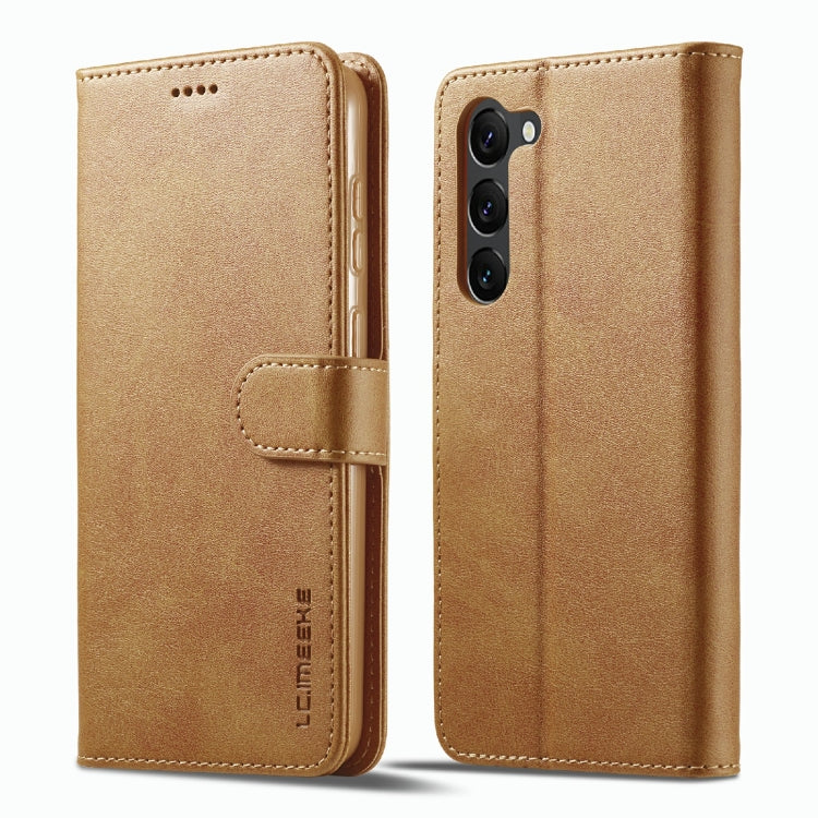 LC.IMEEKE Calf Texture Horizontal Flip Leather Phone Case, For Samsung Galaxy S23 5G, For Samsung Galaxy S23+ 5G, For Samsung Galaxy S23 Ultra 5G