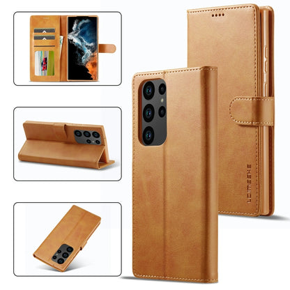 LC.IMEEKE Calf Texture Horizontal Flip Leather Phone Case, For Samsung Galaxy S23 5G, For Samsung Galaxy S23+ 5G, For Samsung Galaxy S23 Ultra 5G