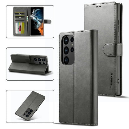 LC.IMEEKE Calf Texture Horizontal Flip Leather Phone Case, For Samsung Galaxy S23 5G, For Samsung Galaxy S23+ 5G, For Samsung Galaxy S23 Ultra 5G