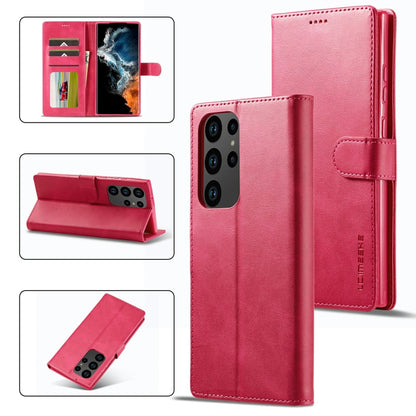 LC.IMEEKE Calf Texture Horizontal Flip Leather Phone Case, For Samsung Galaxy S23 5G, For Samsung Galaxy S23+ 5G, For Samsung Galaxy S23 Ultra 5G