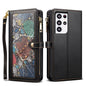 ESEBLE Star Series Lanyard Zipper Wallet RFID Leather Case, For Samsung Galaxy Note20 Ultra, For Samsung Galaxy Note20, For Samsung Galaxy S21 FE 5G, For Samsung Galaxy S21 Ultra 5G, For Samsung Galaxy S21 5G, For Samsung Galaxy S21+ 5G����������������...