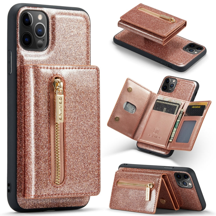 DG.MING M3 Series Glitter Powder Card Bag Leather Case, For Google Pixel 6, For Samsung Galaxy S20 FE, For iPhone 11 Pro, For Samsung Galaxy S21 5G, For iPhone 11 Pro Max, For Samsung Galaxy S21 Ultra 5G, For Samsung Galaxy Z Fold3 5G������������������...