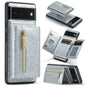 DG.MING M3 Series Glitter Powder Card Bag Leather Case, For Google Pixel 6, For Samsung Galaxy S20 FE, For iPhone 11 Pro, For Samsung Galaxy S21 5G, For iPhone 11 Pro Max, For Samsung Galaxy S21 Ultra 5G, For Samsung Galaxy Z Fold3 5G������������������...