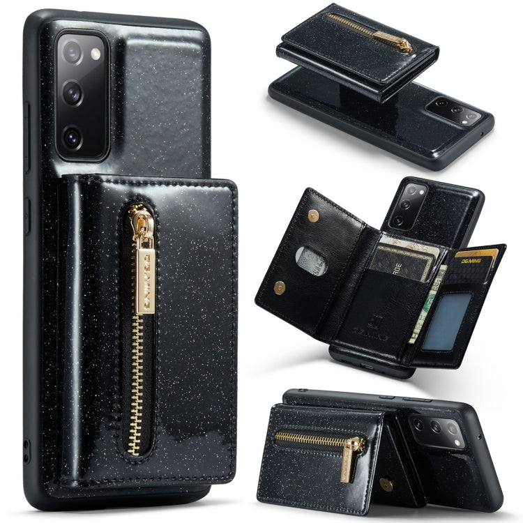 DG.MING M3 Series Glitter Powder Card Bag Leather Case, For Google Pixel 6, For Samsung Galaxy S20 FE, For iPhone 11 Pro, For Samsung Galaxy S21 5G, For iPhone 11 Pro Max, For Samsung Galaxy S21 Ultra 5G, For Samsung Galaxy Z Fold3 5G������������������...