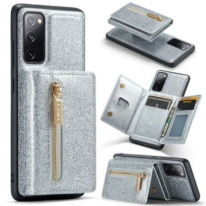 DG.MING M3 Series Glitter Powder Card Bag Leather Case, For Google Pixel 6, For Samsung Galaxy S20 FE, For iPhone 11 Pro, For Samsung Galaxy S21 5G, For iPhone 11 Pro Max, For Samsung Galaxy S21 Ultra 5G, For Samsung Galaxy Z Fold3 5G������������������...