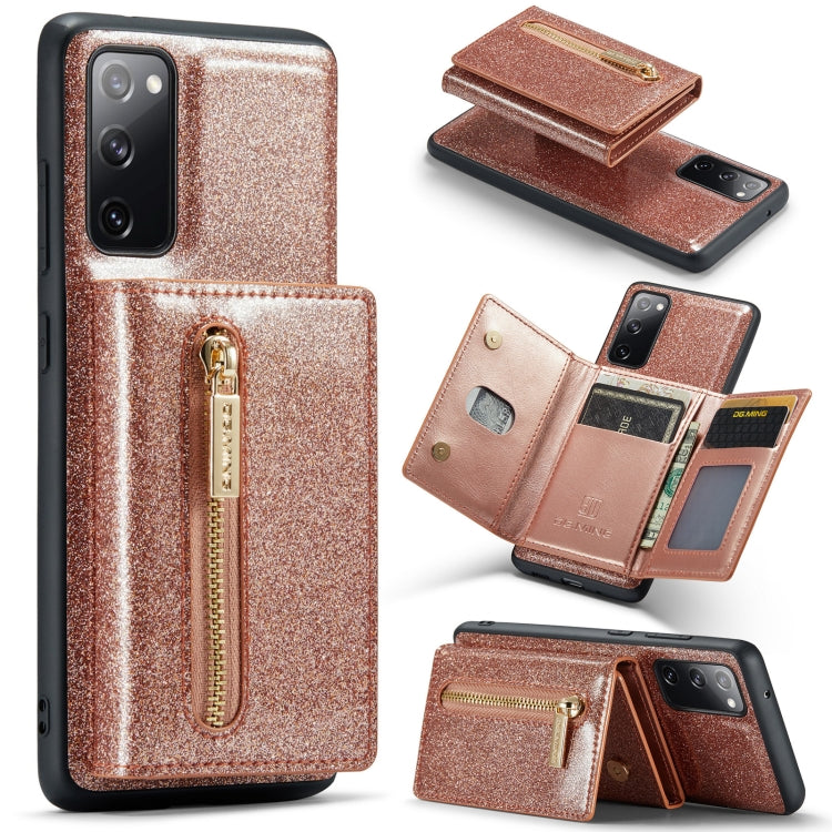 DG.MING M3 Series Glitter Powder Card Bag Leather Case, For Google Pixel 6, For Samsung Galaxy S20 FE, For iPhone 11 Pro, For Samsung Galaxy S21 5G, For iPhone 11 Pro Max, For Samsung Galaxy S21 Ultra 5G, For Samsung Galaxy Z Fold3 5G������������������...