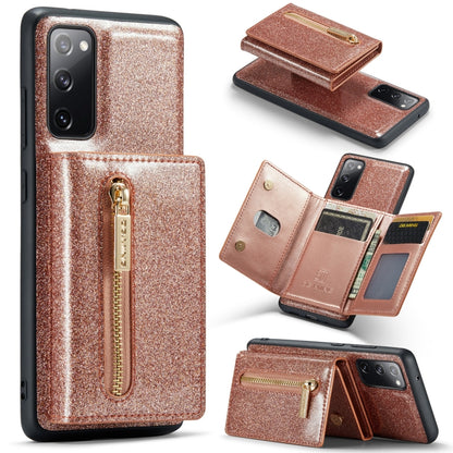DG.MING M3 Series Glitter Powder Card Bag Leather Case, For Google Pixel 6, For Samsung Galaxy S20 FE, For iPhone 11 Pro, For Samsung Galaxy S21 5G, For iPhone 11 Pro Max, For Samsung Galaxy S21 Ultra 5G, For Samsung Galaxy Z Fold3 5G������������������...