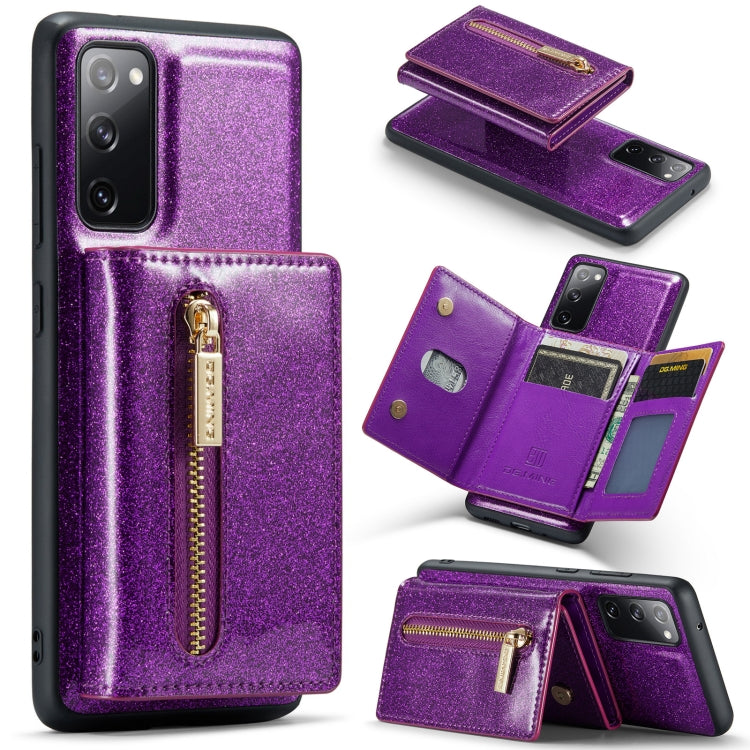 DG.MING M3 Series Glitter Powder Card Bag Leather Case, For Google Pixel 6, For Samsung Galaxy S20 FE, For iPhone 11 Pro, For Samsung Galaxy S21 5G, For iPhone 11 Pro Max, For Samsung Galaxy S21 Ultra 5G, For Samsung Galaxy Z Fold3 5G������������������...