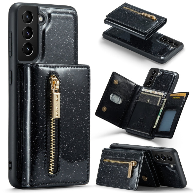 DG.MING M3 Series Glitter Powder Card Bag Leather Case, For Google Pixel 6, For Samsung Galaxy S20 FE, For iPhone 11 Pro, For Samsung Galaxy S21 5G, For iPhone 11 Pro Max, For Samsung Galaxy S21 Ultra 5G, For Samsung Galaxy Z Fold3 5G������������������...