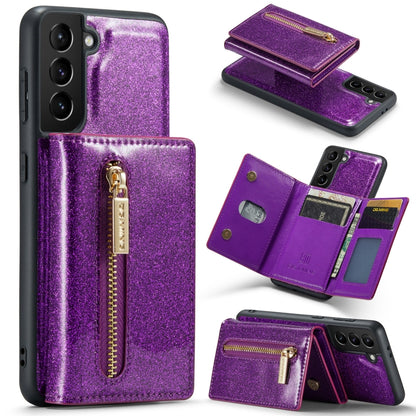 DG.MING M3 Series Glitter Powder Card Bag Leather Case, For Google Pixel 6, For Samsung Galaxy S20 FE, For iPhone 11 Pro, For Samsung Galaxy S21 5G, For iPhone 11 Pro Max, For Samsung Galaxy S21 Ultra 5G, For Samsung Galaxy Z Fold3 5G������������������...