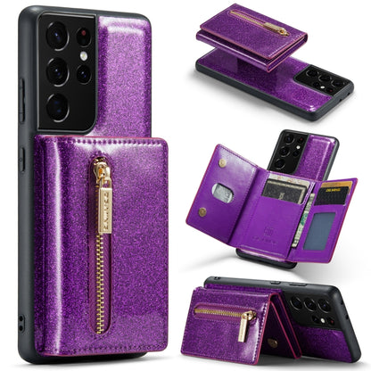 DG.MING M3 Series Glitter Powder Card Bag Leather Case, For Google Pixel 6, For Samsung Galaxy S20 FE, For iPhone 11 Pro, For Samsung Galaxy S21 5G, For iPhone 11 Pro Max, For Samsung Galaxy S21 Ultra 5G, For Samsung Galaxy Z Fold3 5G������������������...