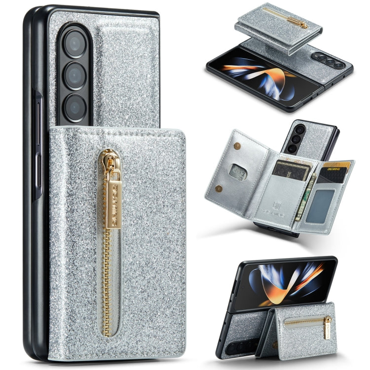 DG.MING M3 Series Glitter Powder Card Bag Leather Case, For Google Pixel 6, For Samsung Galaxy S20 FE, For iPhone 11 Pro, For Samsung Galaxy S21 5G, For iPhone 11 Pro Max, For Samsung Galaxy S21 Ultra 5G, For Samsung Galaxy Z Fold3 5G������������������...