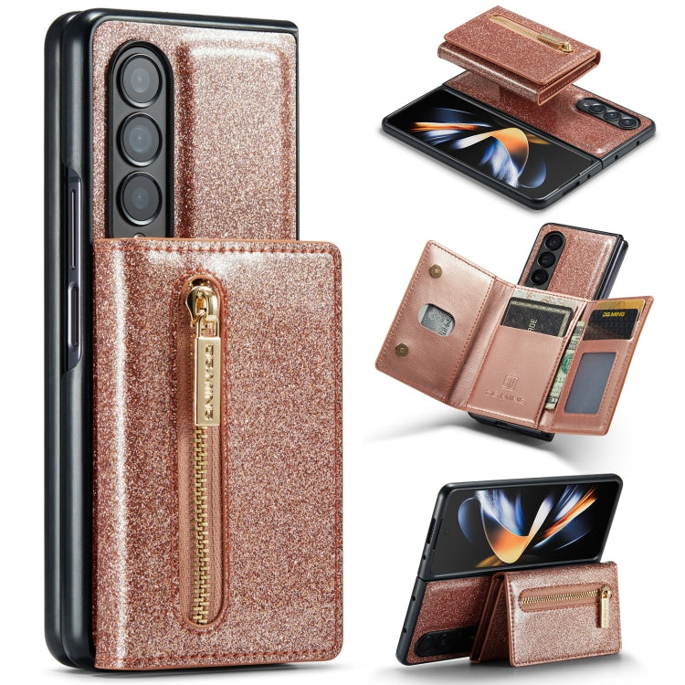 DG.MING M3 Series Glitter Powder Card Bag Leather Case, For Google Pixel 6, For Samsung Galaxy S20 FE, For iPhone 11 Pro, For Samsung Galaxy S21 5G, For iPhone 11 Pro Max, For Samsung Galaxy S21 Ultra 5G, For Samsung Galaxy Z Fold3 5G������������������...