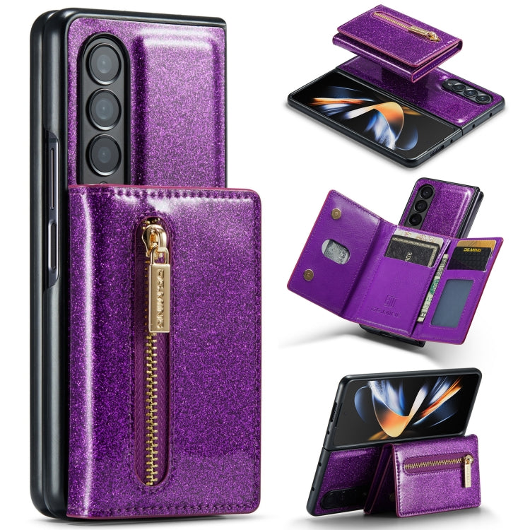 DG.MING M3 Series Glitter Powder Card Bag Leather Case, For Google Pixel 6, For Samsung Galaxy S20 FE, For iPhone 11 Pro, For Samsung Galaxy S21 5G, For iPhone 11 Pro Max, For Samsung Galaxy S21 Ultra 5G, For Samsung Galaxy Z Fold3 5G������������������...