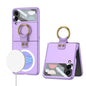 GKK MagSafe Ultrathin Integrated Shockproof Phone Case with Ring Holder, For Samsung Galaxy Z Flip4