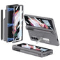 GKK Full Coverage Magnetic Fold Hinge Shockproof Phone Case with Pen Slots, For Samsung Galaxy Z Fold3 5G
