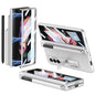 GKK Full Coverage Magnetic Fold Hinge Shockproof Phone Case with Pen Slots, For Samsung Galaxy Z Fold3 5G
