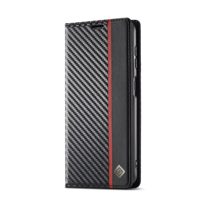 LC.IMEEKE Carbon Fiber Leather Phone Case, For Samsung Galaxy A54 5G