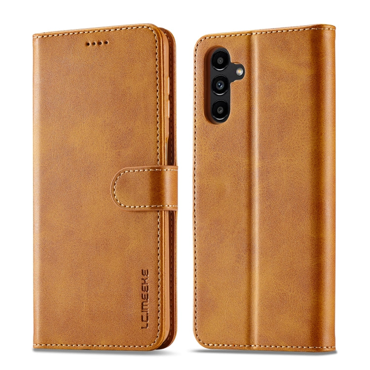 LC.IMEEKE Calf Texture Leather Phone Case, For Samsung Galaxy A54 5G