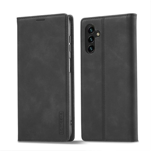 LC.IMEEKE Strong Magnetism Microfiber Leather Phone Case, For Samsung Galaxy A54 5G