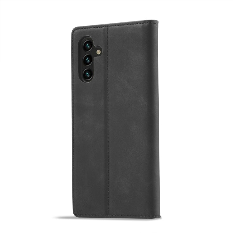 LC.IMEEKE Strong Magnetism Microfiber Leather Phone Case, For Samsung Galaxy A54 5G
