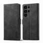LC.IMEEKE Strong Magnetism Microfiber Leather Phone Case, For Samsung Galaxy S23 Ultra 5G