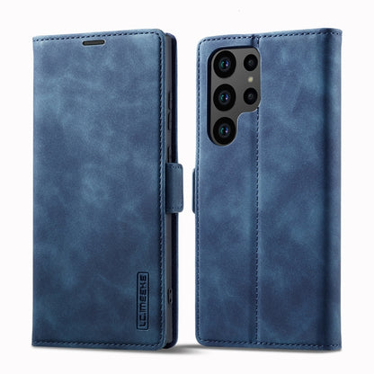 LC.IMEEKE Strong Magnetism Microfiber Leather Phone Case, For Samsung Galaxy S23 Ultra 5G