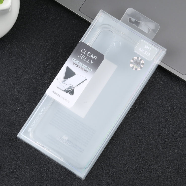 GOOSPERY CLEAR JELLY Transparent TPU Soft Phone Case, For Samsung Galaxy S23 5G, For Samsung Galaxy S23+ 5G, For Samsung Galaxy S23 Ultra 5G