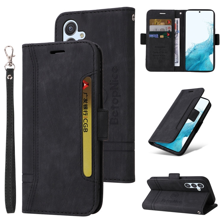 BETOPNICE Dual-side Buckle Leather Phone Case, For Samsung Galaxy A04e, For Samsung Galaxy A34 5G, For Samsung Galaxy A54 5G