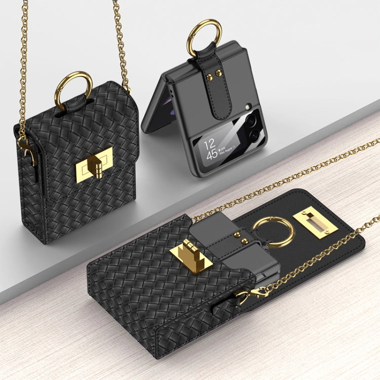 GKK Mini Backpack Slim Phone Case with Ring, For Samsung Galaxy Z Flip3 5G, For Samsung Galaxy Z Flip4, For Huawei P50 Pocket