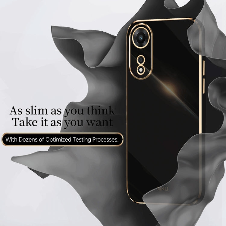 XINLI Straight Edge 6D Electroplate TPU Phone Case, For OPPO A1 Pro 5G, For Realme 10 4G, For Samsung Galaxy Note10+, For OPPO Reno9 5G, For Samsung Galaxy A54 5G, For vivo X90 Pro+, For Honor 80 SE 5G