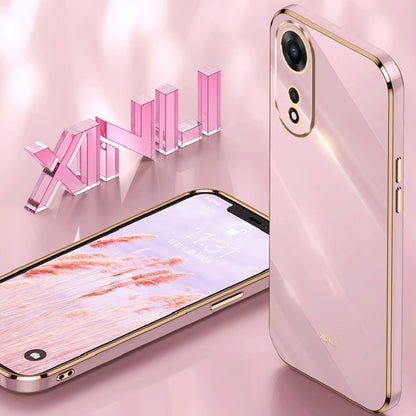 XINLI Straight Edge 6D Electroplate TPU Phone Case, For OPPO A1 Pro 5G, For Realme 10 4G, For Samsung Galaxy Note10+, For OPPO Reno9 5G, For Samsung Galaxy A54 5G, For vivo X90 Pro+, For Honor 80 SE 5G