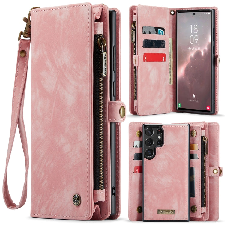 CaseMe 008 Detachable Multifunctional Leather Phone Case, For Samsung Galaxy S23 5G, For Samsung Galaxy S23+ 5G, For Samsung Galaxy S23 Ultra 5G