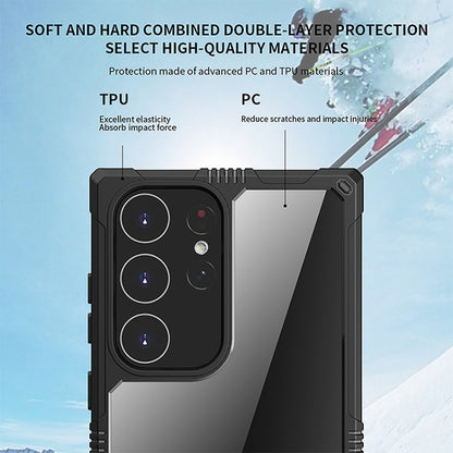 iPAKY Transparent PC + TPU Shockproof Phone Case, For Samsung Galaxy S23 5G, For Samsung Galaxy S23+ 5G, For Samsung Galaxy S23 Ultra 5G