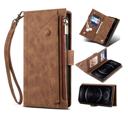 ESEBLE Retro Frosted Horizontal Flip Leather Phone Case, For Samsung Galaxy S23 Ultra 5G