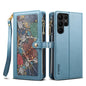 ESEBLE Star Series Lanyard Zipper Wallet RFID Leather Case, For Samsung Galaxy S23 Ultra 5G