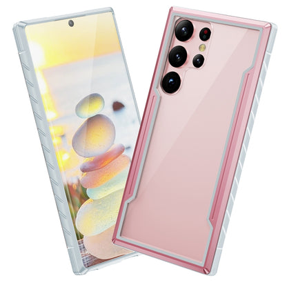 iPAKY Thunder Series Aluminum Frame + TPU Bumper + Clear PC Shockproof Phone Case, For Samsung Galaxy S22 Ultra 5G, For Samsung Galaxy S23 Ultra 5G