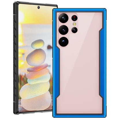 iPAKY Thunder Series Aluminum Frame + TPU Bumper + Clear PC Shockproof Phone Case, For Samsung Galaxy S22 Ultra 5G, For Samsung Galaxy S23 Ultra 5G