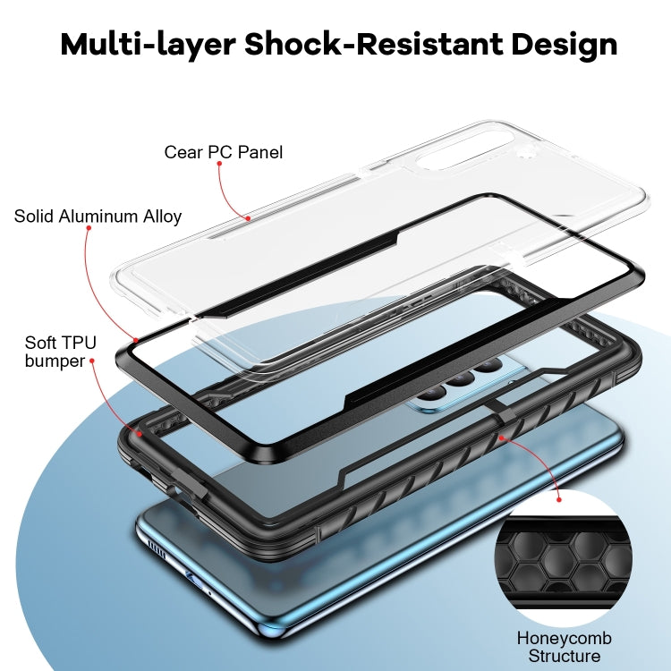 iPAKY Thunder Series Aluminum Frame + TPU Bumper + Clear PC Shockproof Phone Case, For Samsung Galaxy S23 5G, For Samsung Galaxy S22 5G, For Samsung Galaxy S22+ 5G, For Samsung Galaxy S23+ 5G