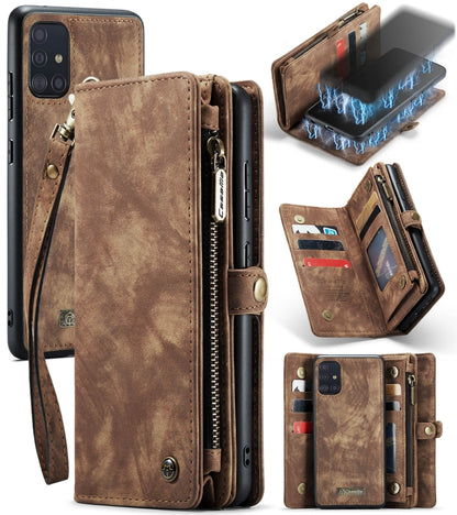 CaseMe-008 Detachable Multifunctional Horizontal Flip Leather Case with Card Slot & Holder & Zipper Wallet & Photo Frame, For Samsung Galaxy A71 4G, For Galaxy A51 4G, For Galaxy A71 4G