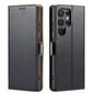 Fierre Shann PU Genuine Leather Texture Leather Phone Case, For Samsung Galaxy S23+ 5G, For Samsung Galaxy S23 Ultra 5G
